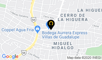 Mapa de Perfect Color en Zapopan