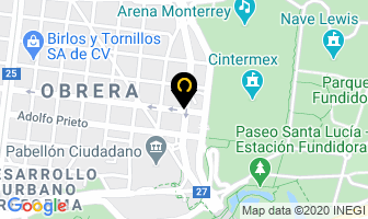 Mapa de Perfilex en Monterrey