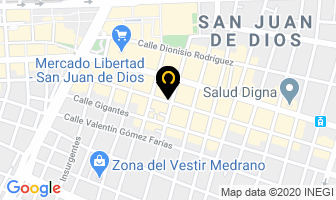 Mapa de Perfumeria Bebek en Guadalajara