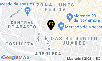 Mapa de Perfumeria Prissma en Oaxaca de Juárez