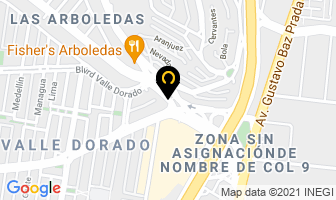 Mapa de Persianas arboledas En Tlalnepantla en Ciudad de Mexico