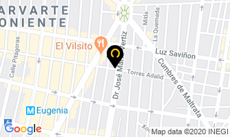 Mapa de Persianas Y Pisos Laminados Col. Narvarte en Ciudad de Mexico