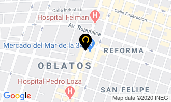 Mapa de Pescaderia “El Camaron De Oro” en Guadalajara