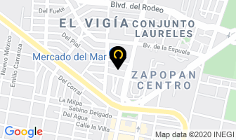 Mapa de Pescaderias Taiwan en Zapopan