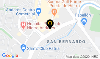 Mapa de Peter Piper Pizza en Zapopan