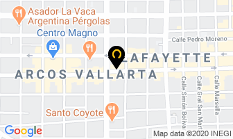 Mapa de P.i.a. Iluminacion en Guadalajara
