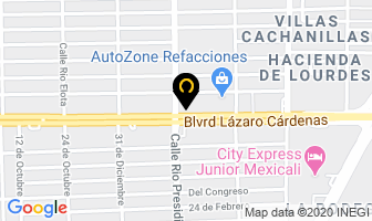 Mapa de Piedra Y Moldura en Mexicali