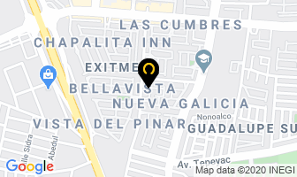Mapa de Pintores Y Servicios Profesionales Mercury en Zapopan