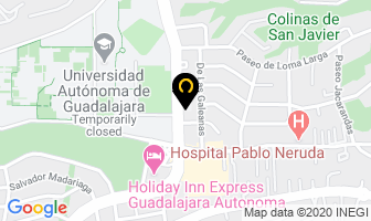 Mapa de Pinturas Casther en Zapopan