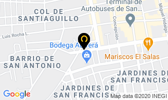 Mapa de Piscinas Españolas en San Francisco del Rincón