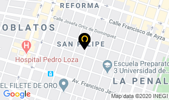 Mapa de Pizzas Bosco en Guadalajara