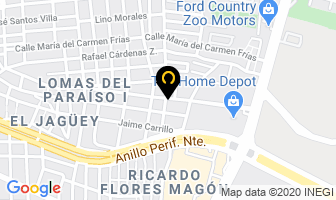 Mapa de Pizzas Eddy Eddy en Guadalajara