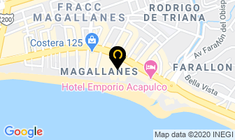 Mapa de Playa Suites Acapulco en Acapulco de Juárez