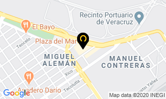 Mapa de Plaza Del Mar en Veracruz