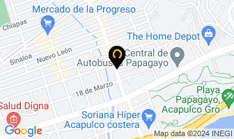 Mapa de Plomero Acapulco en Acapulco de Juárez