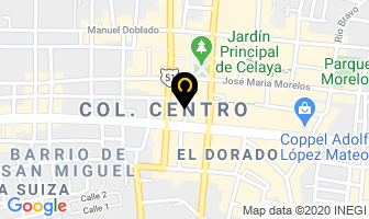 Mapa de Podólogas Gómez en Celaya