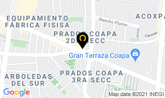 Mapa de Podólogos Casa Drscholl - Delegación Tlalpan en Ciudad de Mexico