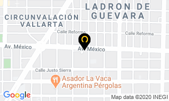 Mapa de Pollos Jorge´s en Guadalajara