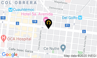 Mapa de Posicionamiento Seo Amarillas Internet en Monterrey