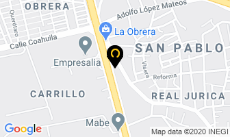 Mapa de Precisa Ferreteros en Santiago De Querétaro