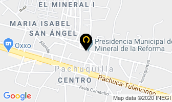 Mapa de Presidencia De Mineral De La Reforma. en Ciudad de Mexico