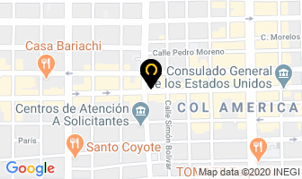 Mapa de Prestamos Inmediatos en Guadalajara