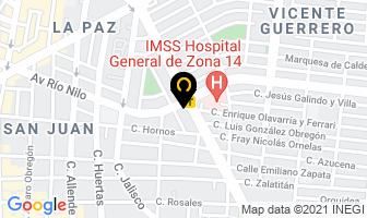 Mapa de Prestamos Pensionados O Jubilados en Guadalajara