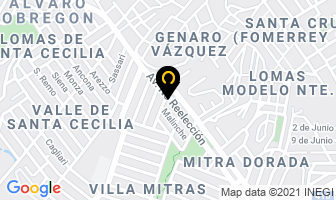 Mapa de Prisa Producciones en Monterrey