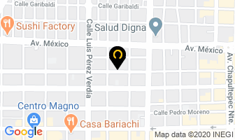 Mapa de Prochemex en Guadalajara