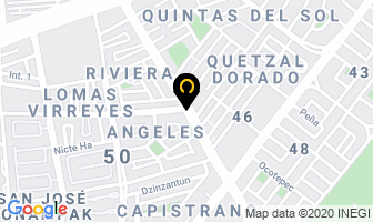 Mapa de Promotora Inmobiliaria Diza en Cancún