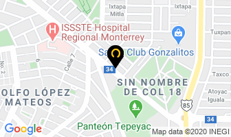 Mapa de Pronto Auto Servicio en Monterrey