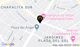 Mapa de Pronto Rent A Car en Guadalajara