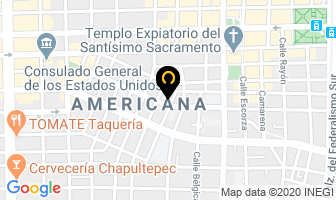 Mapa de Protesis Dentales Serruchini en Guadalajara