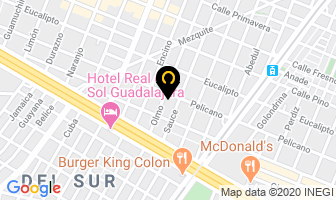 Mapa de Proveedor Electromecanico De Occidente en Guadalajara