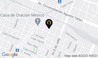 Mapa de Proveedora Electrica Jar en Guadalajara