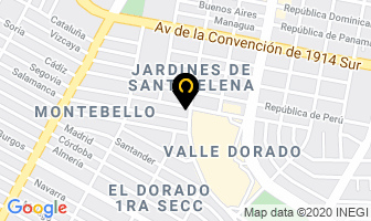 Mapa de Proyectos Integrales En La Valuacion S.c. en Aguascalientes