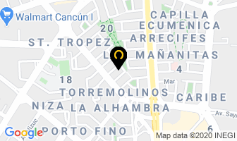 Mapa de Psicopedagogia Cancun S.c. en Cancún