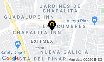 Mapa de Psicoterapia Maria Eugenia Mosqueda Ochoa en Zapopan