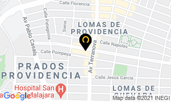 Mapa de Punto Flor en Guadalajara