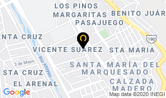 Mapa de Punto Por Pulgada en Oaxaca de Juárez