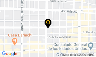 Mapa de Quality Gyms en Guadalajara