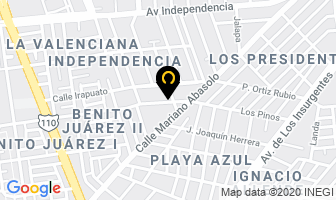 Mapa de Queso Crema Blanquita en Irapuato