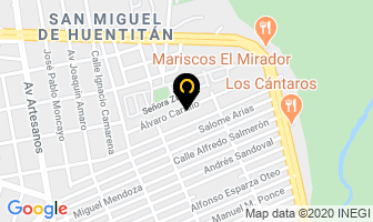 Mapa de Quimica Cronwell en Guadalajara