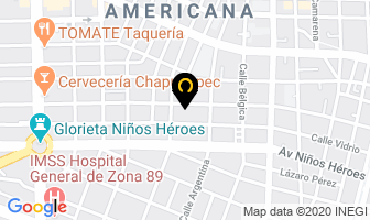 Mapa de Quimica Del Oeste S.a. en Guadalajara