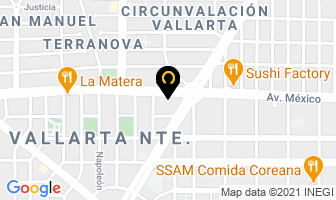 Mapa de Quinta Real Guadalajara en Guadalajara