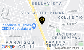 Mapa de Quinta San Gabriel en Zapopan