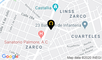 Mapa de Quinta Zarco en Chihuahua
