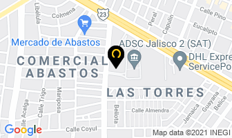 Mapa de Raul Ramirez Fernandez en Guadalajara
