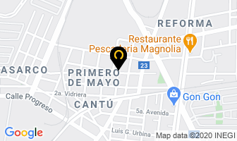 Mapa de Reciclados Aguirre en Monterrey