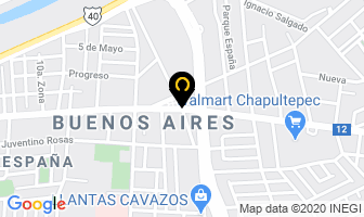 Mapa de Recubrimientos El Triangulo en Monterrey